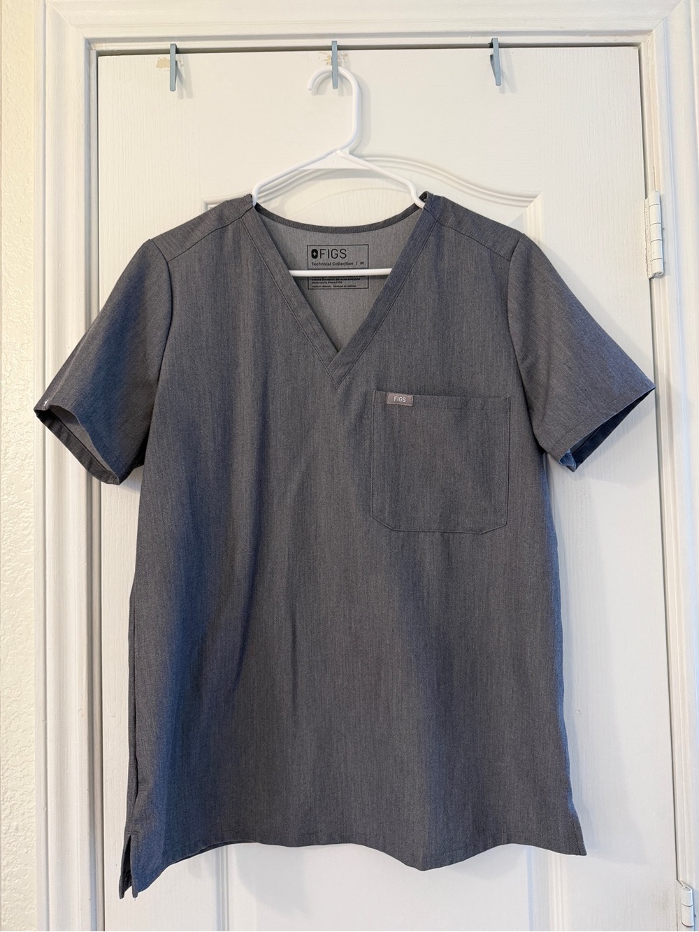 FIGS heather grey scrubs